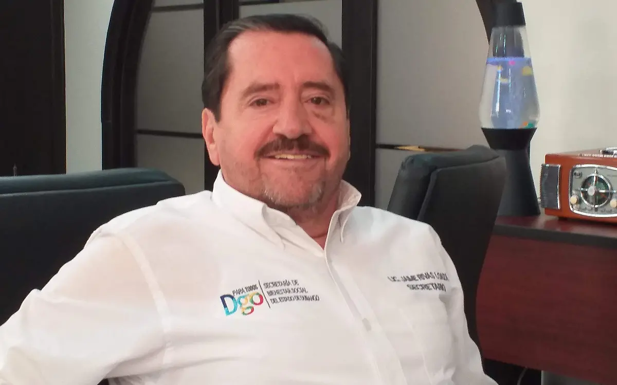 Jaime Rvas Loaiza, Secretario del Bienestar en Durango. (RR)